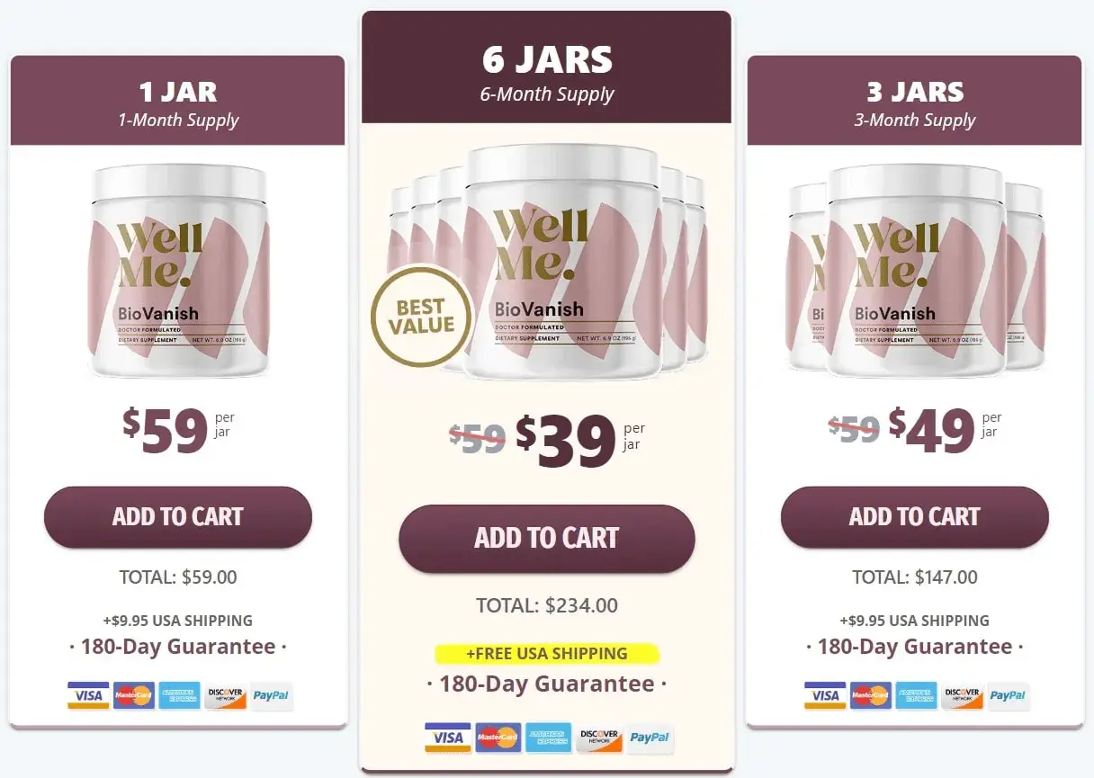 Biovanish Special Offer